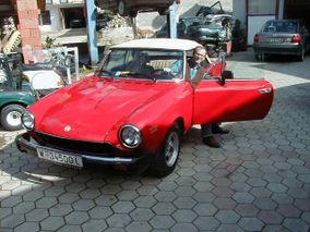 Roter Oldtimer